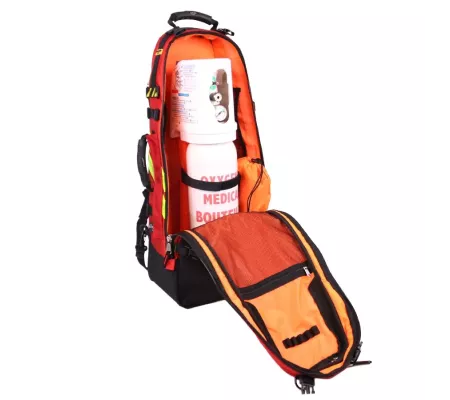 Bolsa de oxigenoterapia TOTEM Roja – Bolsa profesional con portabotell