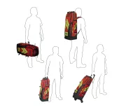 Bolsa de oxigenoterapia TOTEM Roja – Bolsa profesional con portabotell