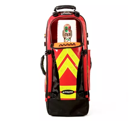 Bolsa de oxigenoterapia TOTEM PVC Roja – Bolsa profesional con portabo