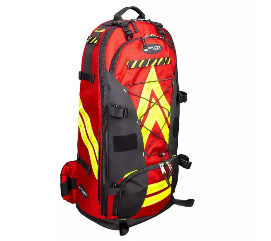 Bolsa de rescate VERTICAL Roja – Bolsa de emergencia profesional
