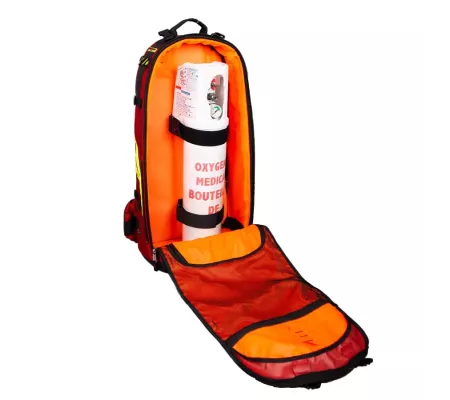 Bolsa de rescate VERTICAL Roja – Bolsa de emergencia profesional