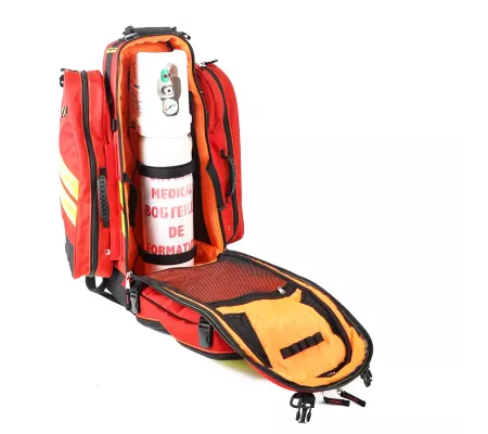 Bolsa oxigenoterapia COYOTE OXY1034 roja profesional emergencias