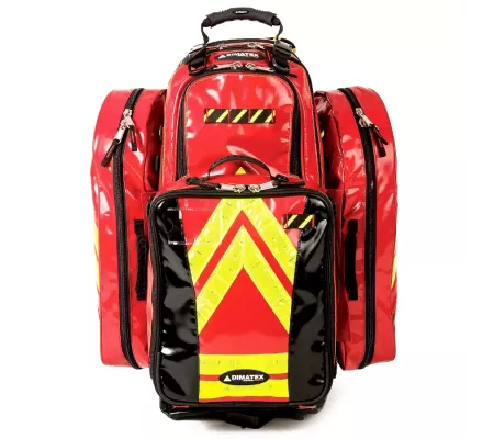 Bolsa oxigenoterapia COYOTE PVC OXY1035 roja profesional emergencias