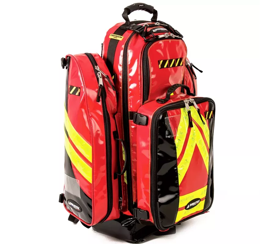 Bolsa oxigenoterapia COYOTE PVC OXY1035 roja profesional emergencias
