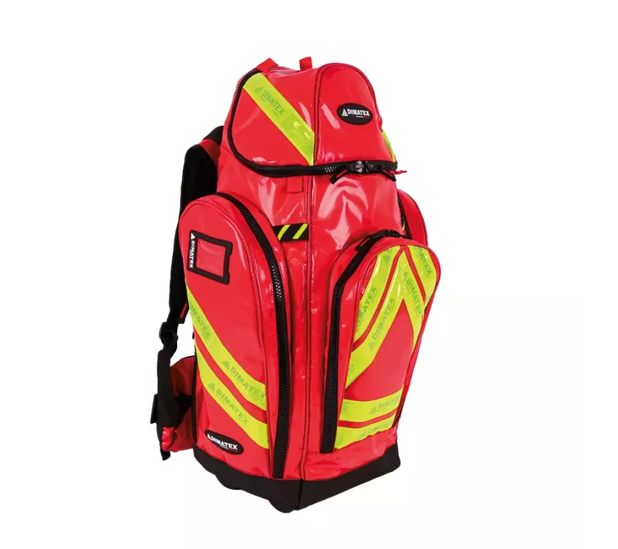 Bolsa oxigenoterapia DECAL SCALP ABYSS OXY1046 PVC roja emergencias