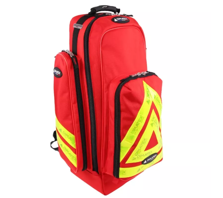 Bolsa oxigenoterapia DOPPLER OXY1036 roja profesional emergencias
