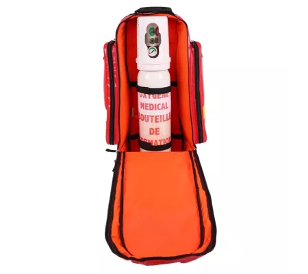 Bolsa Oxigenoterapia DOPPLER PVC Roja | Transporte Botella O2
