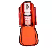 Bolsa Oxigenoterapia DOPPLER PVC Roja | Transporte Botella O2