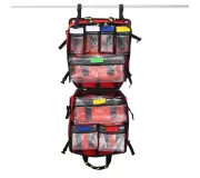 Bolsa de Primeros Auxilios TOM 50 NG Roja | Mochila Emergencias Profes