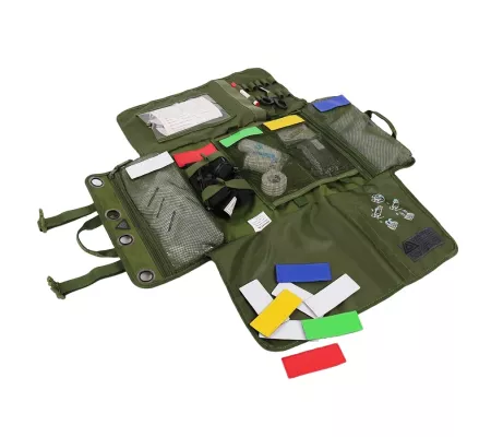 Bolsa Desplegable DECLIC NG Verde OTAN | Panel Modular Emergencias