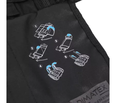Bolsa Desplegable DECLIC NG Full Black | Panel Modular Emergencias